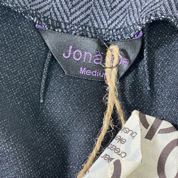 Jonano Women’s Gray Luxury Herringbone Modern Jacket and Skirt Suit M/C38/W31 - Picture 9 of 10